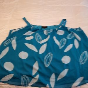 Tank with ribbon straps